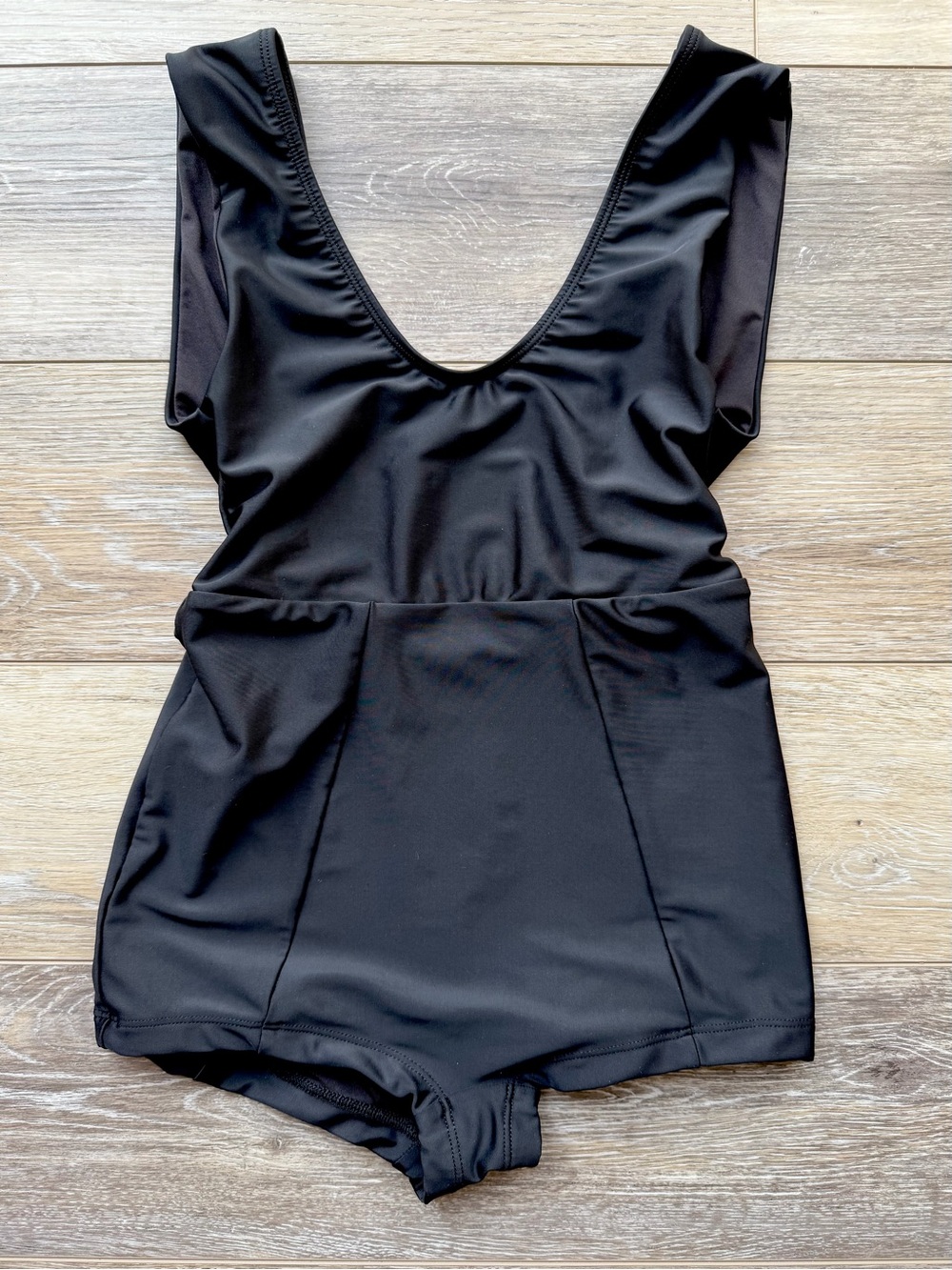 Seea Rosa One Piece Swimsuit XS Black Deep Back Surf Suit Like New